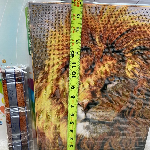 Lion Diamond Painting, 5D Diamond Painting Kits for Adults and Kids,Full… - Picture 5 of 11